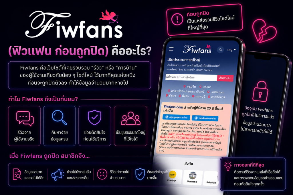 Fiwfans (ฟิวแฟน ก่อนถูกปิด) เว็บไซต์รวมรีวิวและการบ้านจากผู้ใช้งานจริง ที่ได้รับความนิยมก่อนปิดให้บริการ