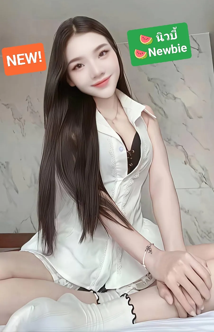 🍉นิวบี้ Newbie🍉 💕BNK88💕💥New💥🔥อายุ20 ตัวเล็กสวยน่าร้ากก ขาวใสวิ้งบางกรอบ 20yo Young &Cute Freshy Thin & Crispy🔥 พื้นที่รับงาน กรุงเทพมหานคร เขตห้วยขวาง - 20 ปี | NongNong 🍉นิวบี้ Newbie🍉 💕BNK88💕💥New💥🔥อายุ20 ตัวเล็กสวยน่าร้ากก ขาวใสวิ้งบางกรอบ 20yo Young &Cute Freshy Thin & Crispy🔥 รับงานไซด์ไลน์ กรุงเทพมหานคร เขตห้วยขวาง MRT รูปที่ 3 | NongNong
